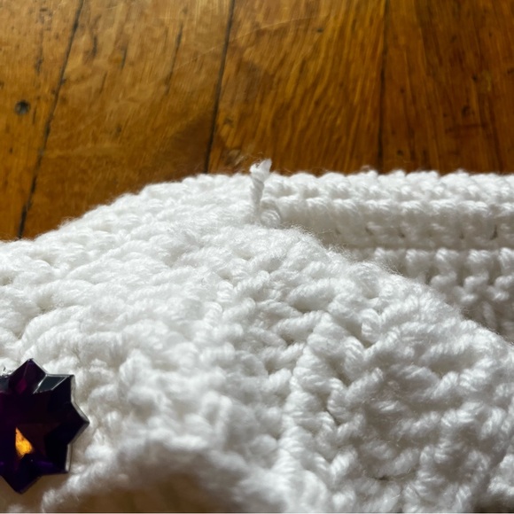 Elvis Crochet Baby Costume with Purple Accents - Picture 9 of 10